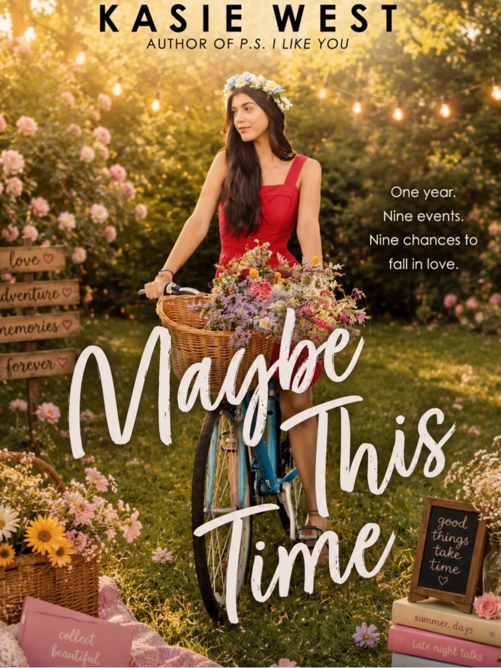 📖 Maybe This Time by Kasie West - Hardcover Book 📖